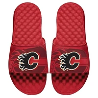 Youth ISlide Red Calgary Flames OT Slide Sandals
