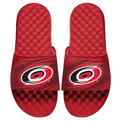Youth ISlide Red Carolina Hurricanes OT Slide Sandals