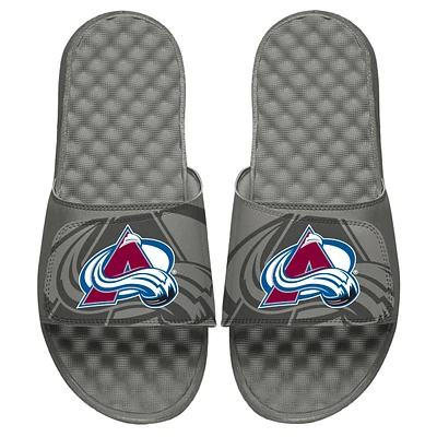 Youth ISlide Gray Colorado Avalanche OT Slide Sandals