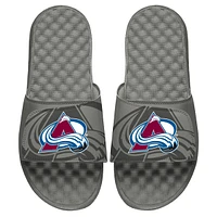 Youth ISlide Gray Colorado Avalanche OT Slide Sandals