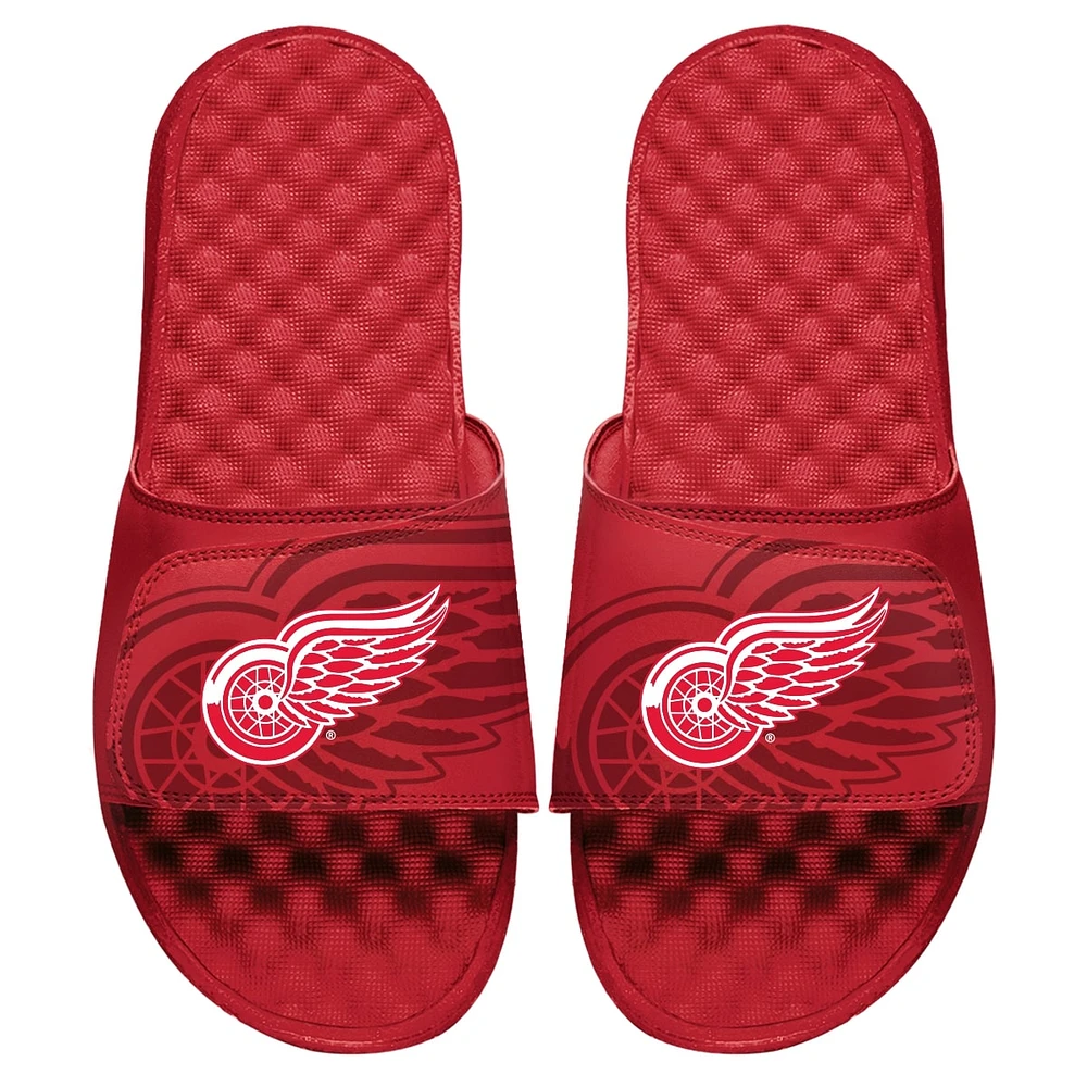 Youth ISlide Red Detroit Wings OT Slide Sandals