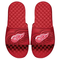 Youth ISlide Red Detroit Wings OT Slide Sandals