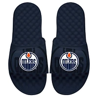 Youth ISlide Navy Edmonton Oilers OT Slide Sandals