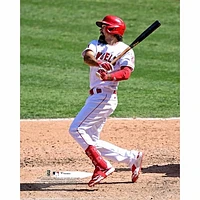Anthony Rendon Los Angeles Angels Unsigned Hit vs. Texas Rangers Photograph