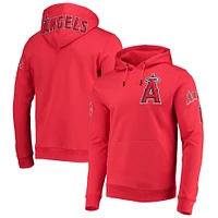 Men's Pro Standard Red Los Angeles Angels Team Logo Pullover Hoodie