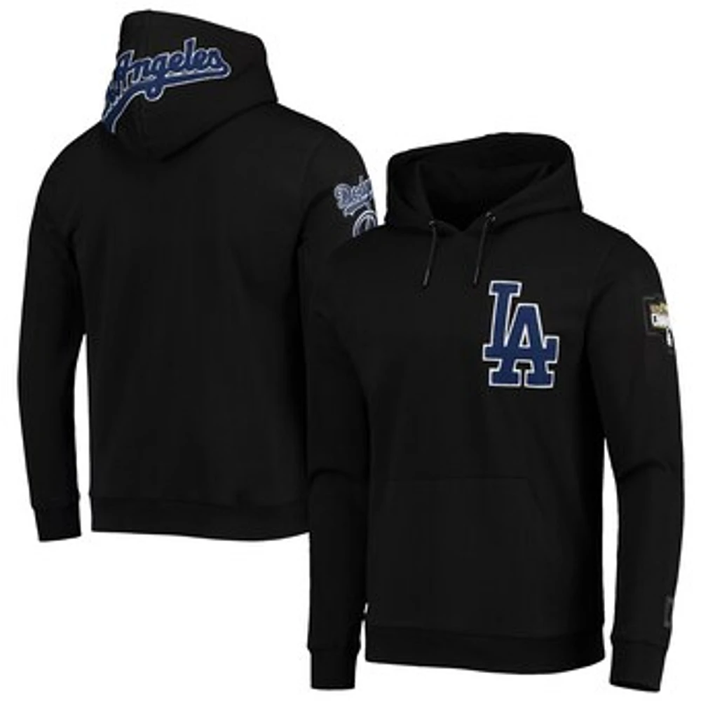 Men's Pro Standard Black Los Angeles Dodgers Team Logo Pullover Hoodie