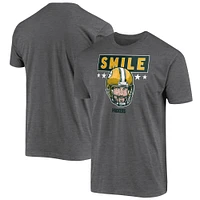 Men's Aaron Rodgers Gray Green Bay Packers Smile T-Shirt