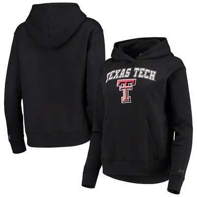 Women's Under Armour Black Texas Tech Red Raiders All Day Team Fleece Pullover Hoodie