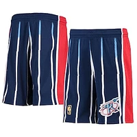 Youth Mitchell & Ness Navy Houston Rockets Hardwood Classics Swingman Shorts