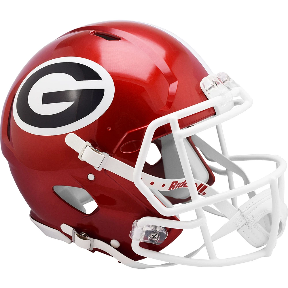 Georgia Bulldogs Unsigned Riddell FLASH Alternate Revolution Speed Authentic Football Helmet