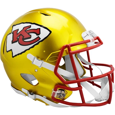 Kansas City Chiefs Unsigned Riddell FLASH Alternate Revolution Speed Authentic Football Helmet