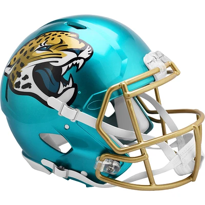 Jacksonville Jaguars Unsigned Riddell FLASH Alternate Revolution Speed Authentic Football Helmet