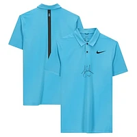 Tiger Woods Autographed Blue Fury Nike Polo - Upper Deck