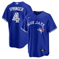 Men's Nike George Springer Royal Toronto Blue Jays Alternate Replica Player Jersey