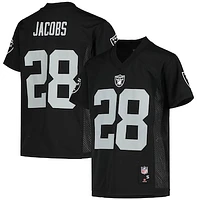 Youth Josh Jacobs Black Las Vegas Raiders Replica Player Jersey