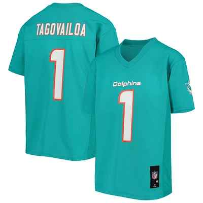 Youth Tua Tagovailoa Aqua Miami Dolphins Replica Player Jersey