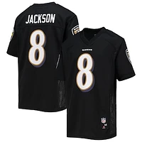 Youth Lamar Jackson Black Baltimore Ravens Replica Player Jersey