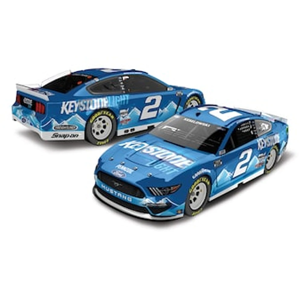 Action Racing Brad Keselowski 2021 #2 Keystone Light 1:64 Regular Paint Die-Cast Ford Mustang