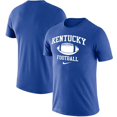 Men's Nike Royal Kentucky Wildcats Big & Tall Football Legend Performance T-Shirt