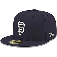 Men's New Era Navy San Francisco Giants White Logo 59FIFTY Fitted Hat