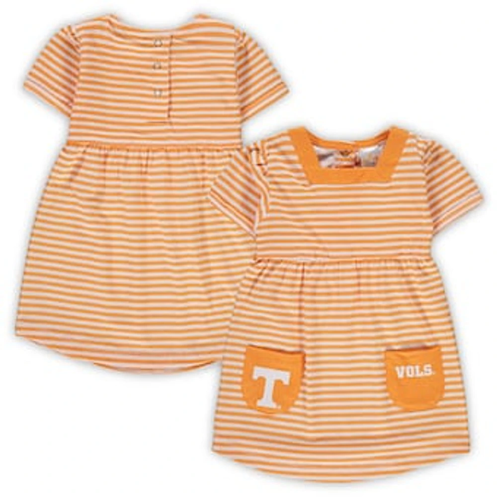 Girl's Toddler Tennessee Orange Volunteers Striped Dress with Pockets