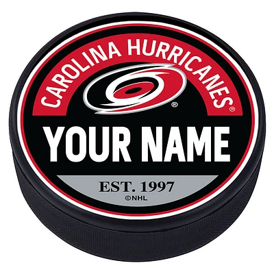 Carolina Hurricanes Personalized Puck