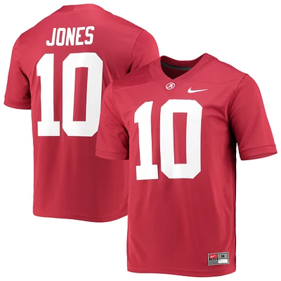 Men's Nike Mac Jones Crimson Alabama Tide 2021 Draft Class Game Jersey