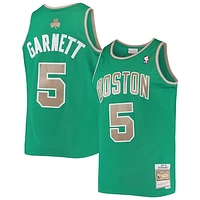 Men's Mitchell & Ness Kevin Garnett Kelly Green Boston Celtics 2001/02 Hardwood Classics Swingman Jersey