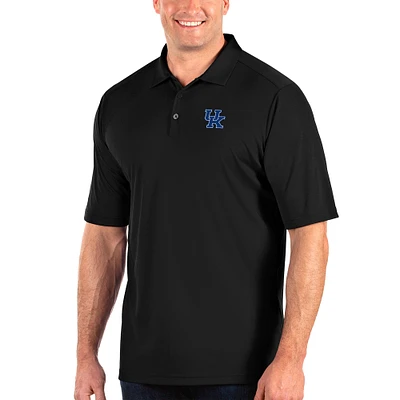 Men's Antigua Black Kentucky Wildcats Big & Tall Tribute Polo