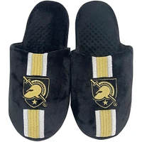 Youth FOCO Army Black Knights Team Stripe Slippers