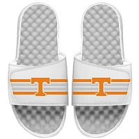 Men's ISlide White Tennessee Volunteers Varsity Stripes Slide Sandals