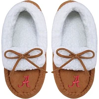 Youth FOCO Alabama Crimson Tide Moccasin Slippers