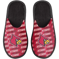 Youth FOCO Louisville Cardinals Team Scuff Slippers