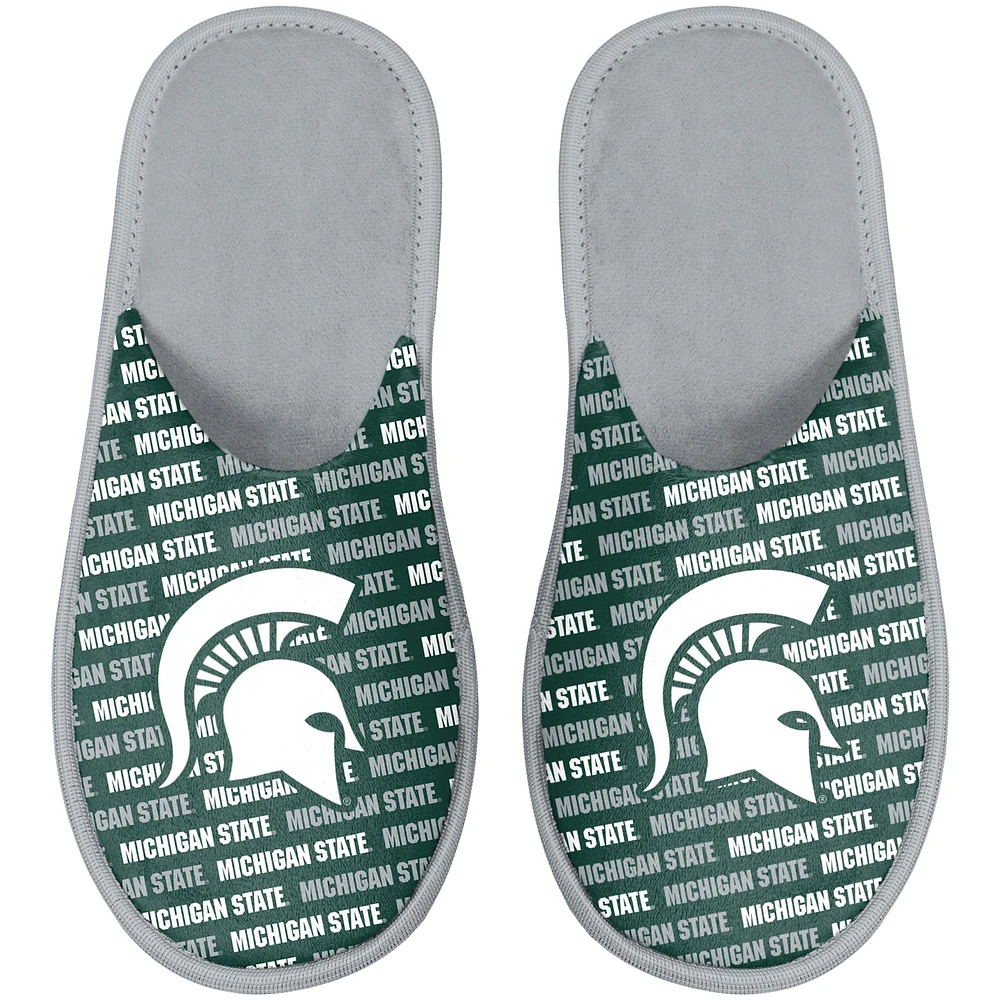 Youth FOCO Michigan State Spartans Team Scuff Slippers