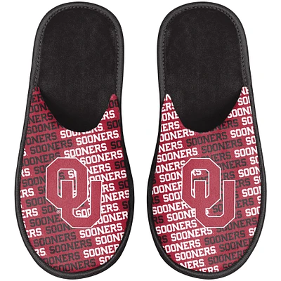 Youth FOCO Oklahoma Sooners Team Scuff Slippers