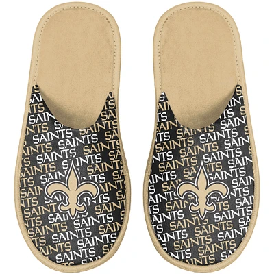 Youth FOCO New Orleans Saints Team Scuff Slippers