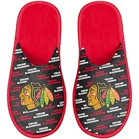 Youth FOCO Chicago Blackhawks Team Scuff Slippers