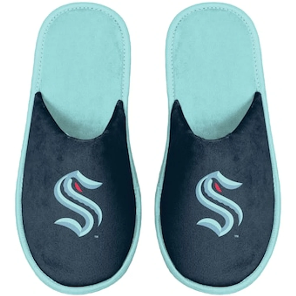 Youth FOCO Seattle Kraken Team Scuff Slippers