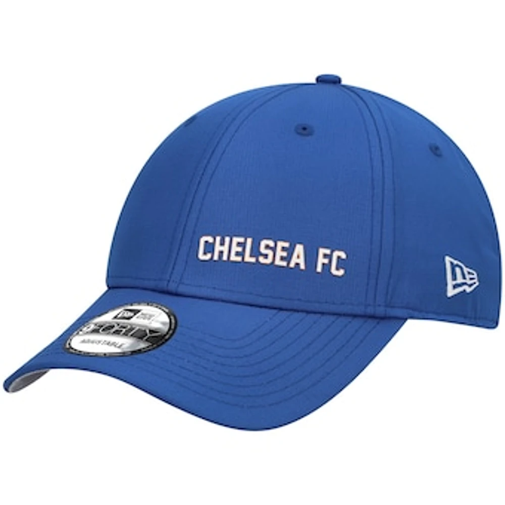 Men's New Era Blue Chelsea Ripstop Flawless 9FORTY Adjustable Hat