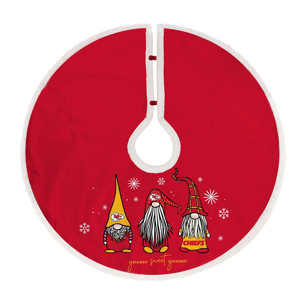 Kansas City Chiefs Gnome Tree Skirt