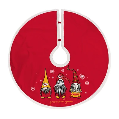 Kansas City Chiefs Gnome Tree Skirt