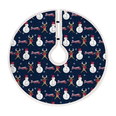 Atlanta Braves Reindeer Tree Skirt
