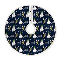 Seattle Seahawks Reindeer Tree Skirt