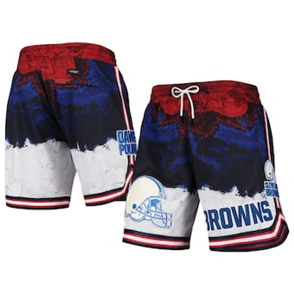 Men's Pro Standard Navy/Red Cleveland Browns Americana Shorts