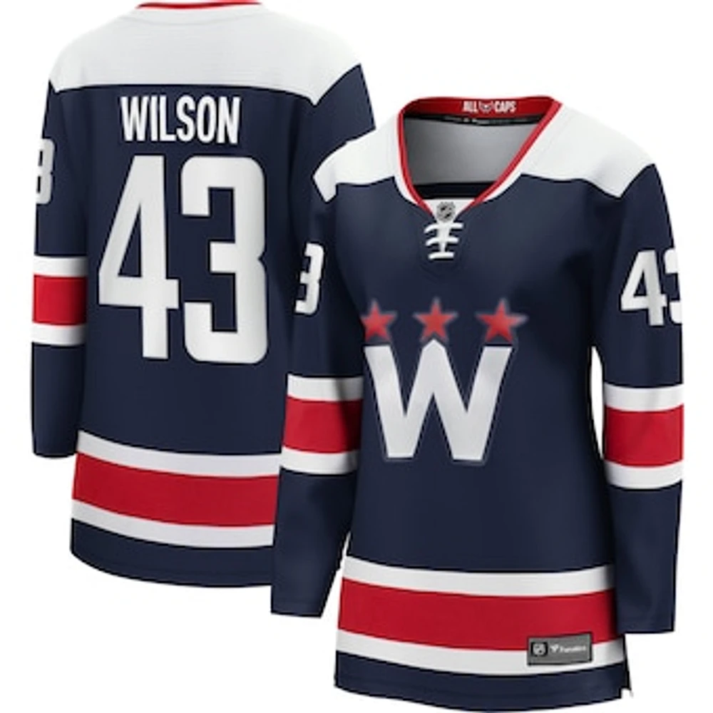 Women's Fanatics Tom Wilson Navy Washington Capitals Alternate Premier Breakaway Player Jersey