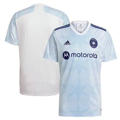 Youth adidas White Chicago Fire 2021 Secondary Replica Jersey