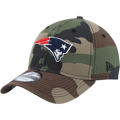 Men's New Era Camo New England Patriots Team Core Classic 2.0 9TWENTY Adjustable Hat