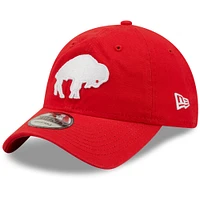 Men's New Era Red Buffalo Bills Core Classic 2.0 Historic Logo 9TWENTY Adjustable Hat