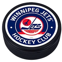 Winnipeg Jets - Vintage Classic Textured Hockey Puck