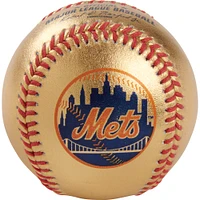 New York Mets Rawlings Gold Leather Baseball